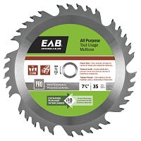 7 1/4" x 35 Teeth All Purpose  Professional Saw Blade Recyclable Exchangeable